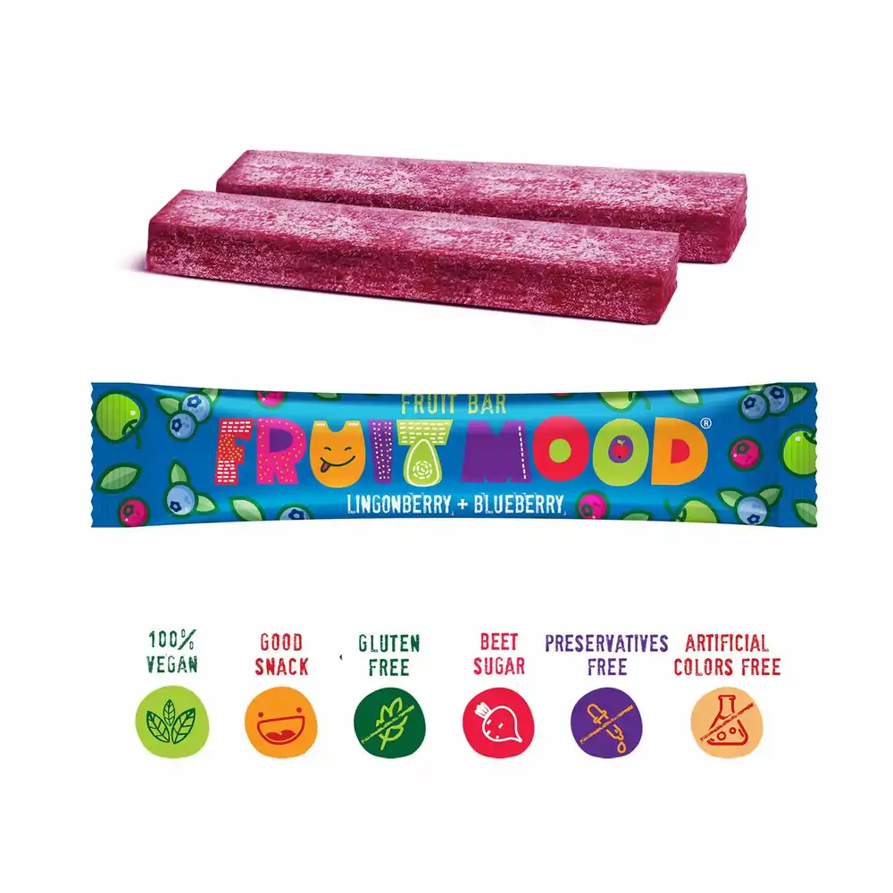 Sergio Ovocná tyčinka Fruit Mood brusinka/borůvka 20g