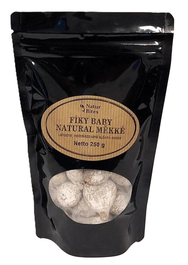 NaturBites Fíky Baby natural, měkké 250 g