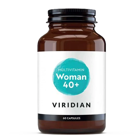 Viridian 40+ Woman Multivitamin 60 kapslí (Natural multivitamín pro ženy)