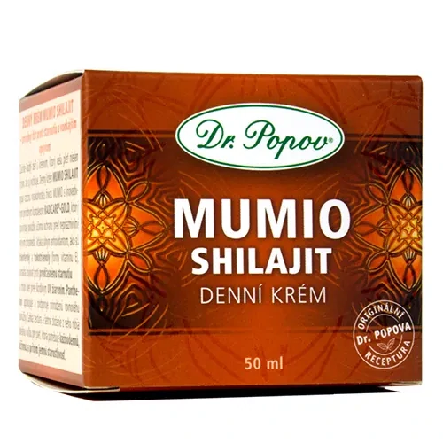Dr. Popov Mumio (Shilajit) hydratační denní krém, 50 ml