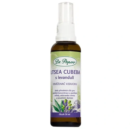 Dr. Popov LITSEA CUBEBA s levandulí, osvěžovač vzduchu, 50 ml
