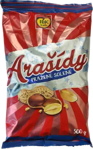 IBK Arašídy loupané pražené solené 500g 