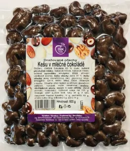 IBK Kešu v mléčné čokoládě 500g