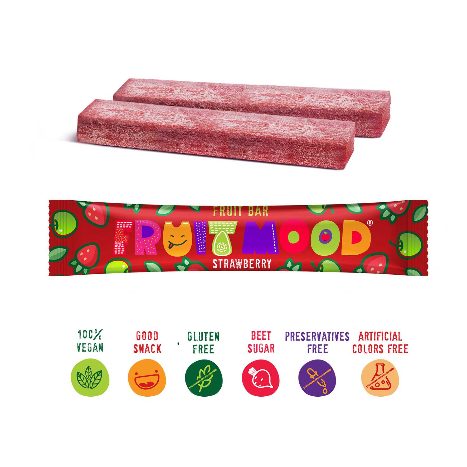 Sergio ovocná tyčinka Fruit Mood jahoda 20g