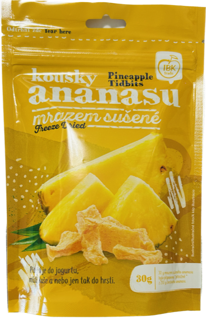 IBK Ananas lyofilizovaný kousky 30g