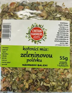 CRETAN FARMERS Mix koření na Zeleninovou polévku eko balení 55 g