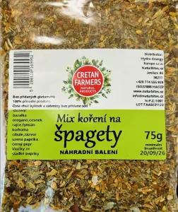 CRETAN FARMERS Mix koření na Špagety eko balení 75 g