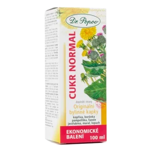 Dr. Popov Bylinné kapky Cukr normal 100 ml