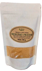 NaturBites Meruňky lyofilizované-prášek (sušené mrazem) 100g