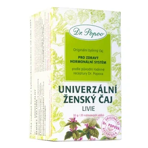 Dr. Popov Čaj Univerzální ženský Livie 20 x 1,5 g