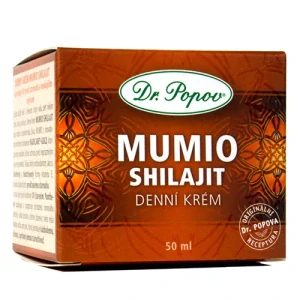 Dr. Popov Mumio (Shilajit) hydratační denní krém, 50 ml