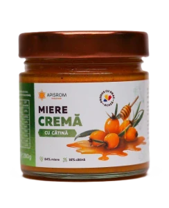Apisrom Med krémový s rakytníkem, 280 g