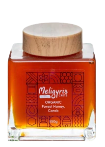 MELIGYRIS Řecký lesní BIO med "Karob"-exclusive 550 g