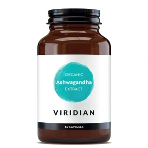 Viridian Ashwagandha Extract 60 kapslí Organic (Indický ženšen KSM-66)