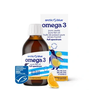 Arctic Blue Kids Omega 3 (450mg DHA, 380mg EPA & Vitamin D 400IU) 150 ml