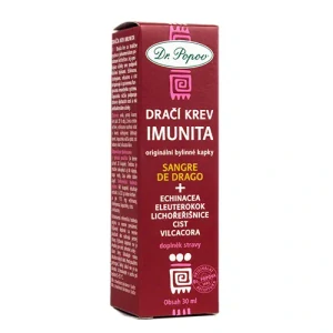 Dr. Popov Bylinné kapky Dračí krev IMUNITA (Sangre de Drago), 30 ml