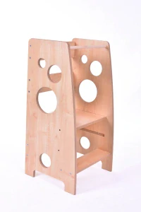 CZ Montessori rostoucí dětská učící věž 3v1 LINDA Maple