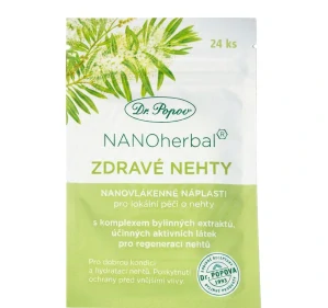 Dr. Popov Nanonáplast ZDRAVÉ NEHTY, 24 ks