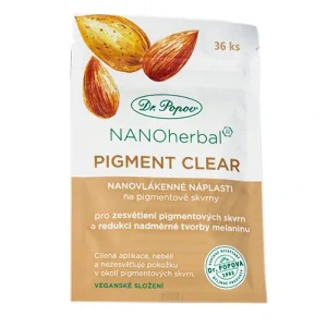 Dr. Popov Nanonáplast PIGMENT CLEAR, 36 ks