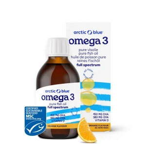 Arctic Blue Omega 3 150ml (450mg DHA, 380mg EPA & Vitamin D 400IU)