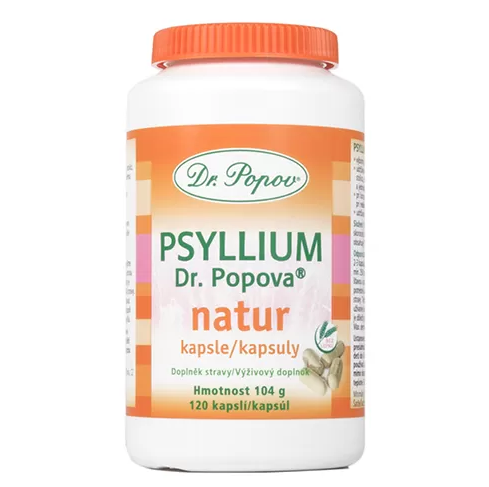 Dr. Popov Psyllium 120 kapslí