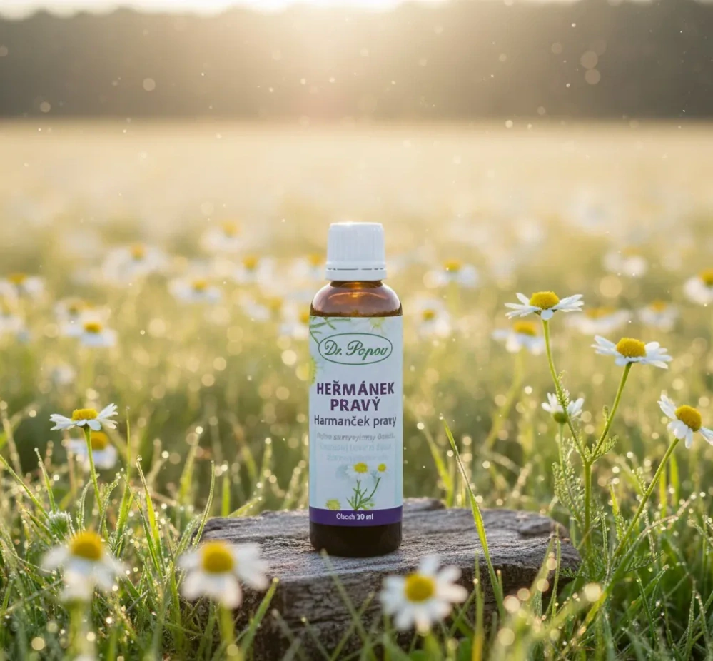 Dr. Popov Bylinné kapky Heřmánek pravý 50 ml