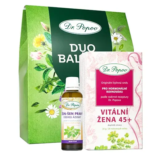 Dr. Popov DUO Balíček VITÁLNÍ ŽENA 45+