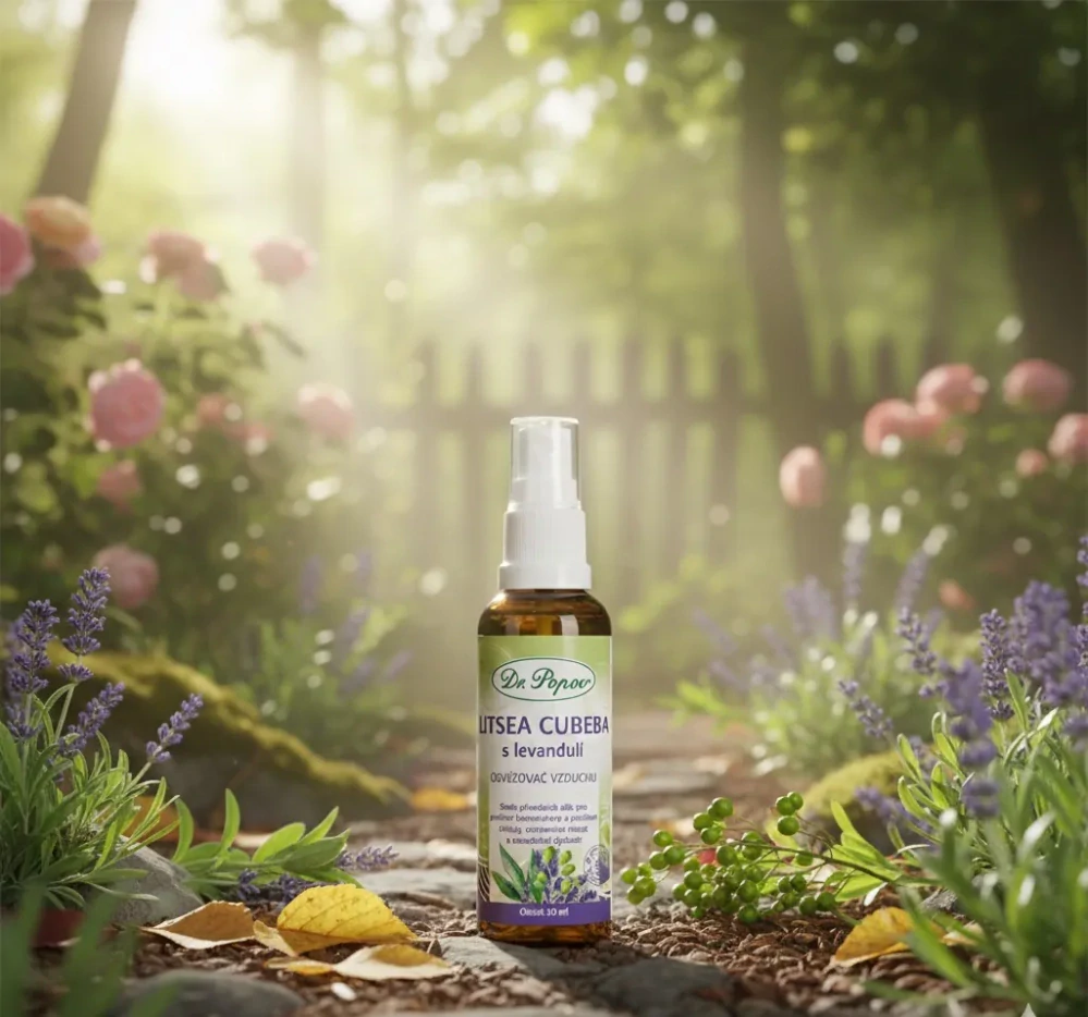 Dr. Popov LITSEA CUBEBA s levandulí, osvěžovač vzduchu, 50 ml