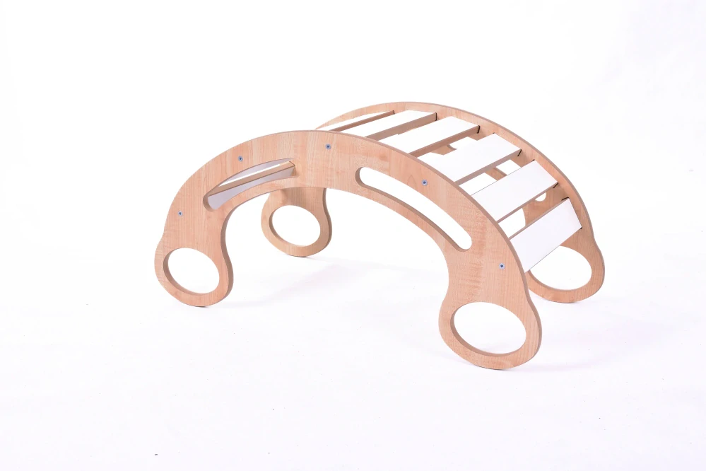 CZ Montessori houpačka pro děti 5v1 Maple / White 