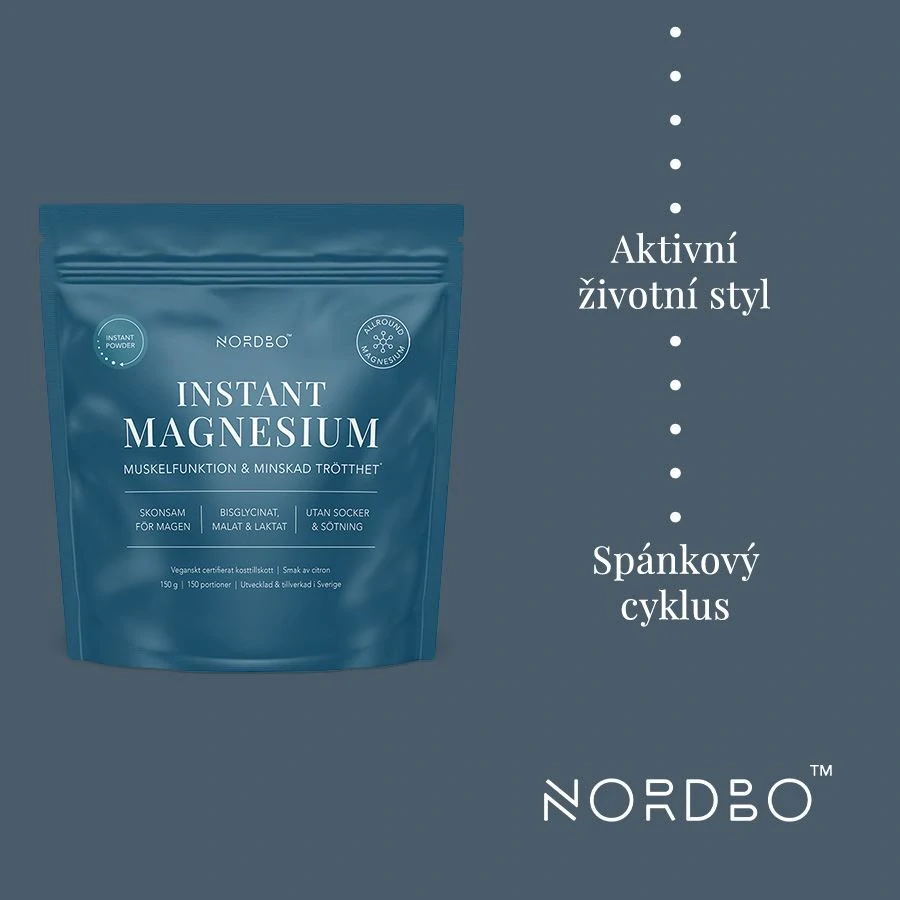 Nordbo Instant Magnesium 150 g (Hořčík)