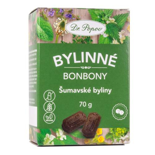 Dr. Popov Bonbony Šumavské Byliny 70 g