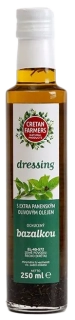 CRETAN FARMERS Dressing s extra panenským olivovým olejem Bazalka 250 ml