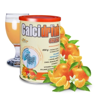 ORLING Calcidrink nápoj Mandarinka 450 g