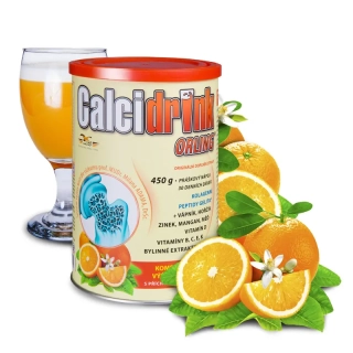 ORLING Calcidrink nápoj Pomeranč 450 g